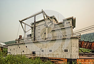 Old historical Dredge No. 4, National Historic Site, Yukon, Canada