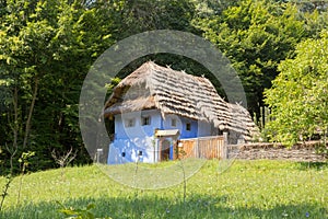 Old historical house in openair city museum