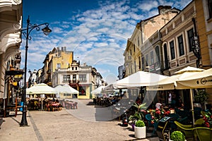 Old historical town Constanta by the Black Sea in the Romania