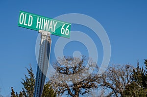 Old Hiway 66 Sign