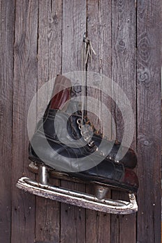 Old hockey skates