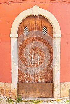 Old home door in Portugal