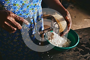 Old home kitchen in Sri Lanka