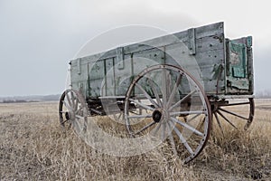 Old horse cart photo