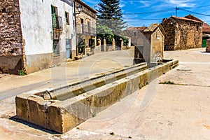 A old horse trough and fountain