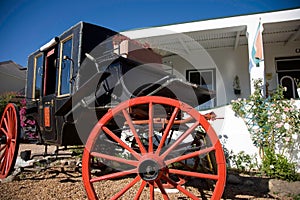 Old horses carriage in Franschhoek