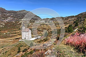 The Old Hospice at Simplon Pass, Switzerland