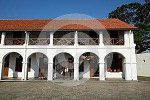 Old hospital building in fort Galle, Sri Lanka