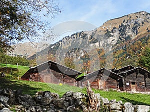 Old house in ballenberg open air museum