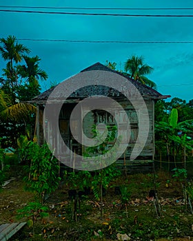 This old house from Bereng, Central Kalimantan, has been around for decades and is still there today