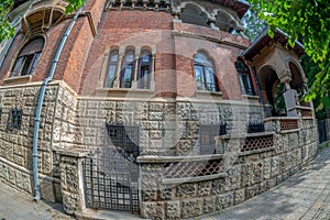 Old house in Brancovean style, Bucharest, Romania