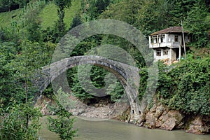 Old house and bridge