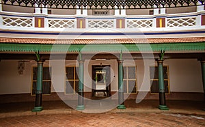 Old house at Chettinad near Karaikudi , Tamil Nadu , India