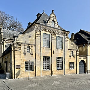 Old house in the city of Valkenburg.