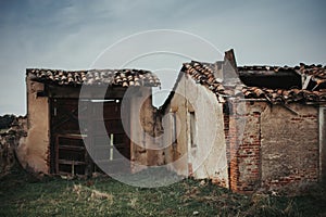 Old house deteriorated