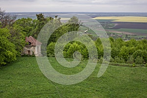 Old house on the edge