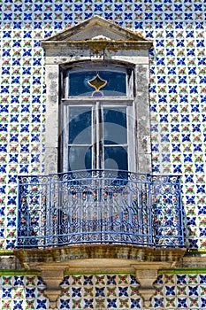 Old house facade