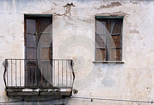 Old house facade