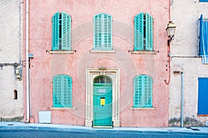 Old house facade