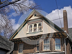 Old house with large gable