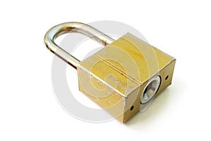 House lock key.with Clipping Path. photo