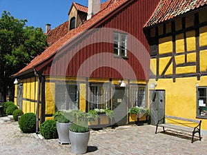 Old house in Malmoe, Sweden photo