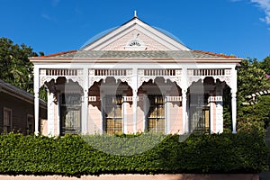 Old house in the Marigny neighborhood in the city of New Orleans