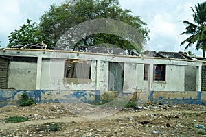 Old house in Mocimboa da Praia in Cabo Delgado, Mozambique photo