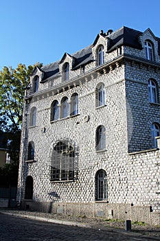 Old house in Montmarte alley, Paris