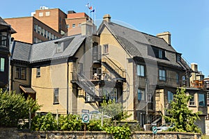 Old House in Montreal downtown