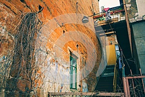 Old house in old city, Poverty in the cities of eastern Europe