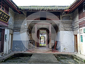 old house and old desain Chinese historical site in in Tsang Tai Uk historical landmark hongkong sha tin