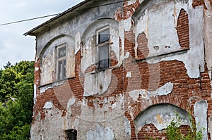 Old house with old facade