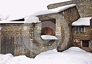 Old house in Ordino. Andorra