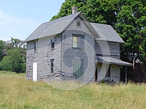 Old House in Rural Baraboo, Wisconsin