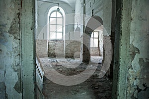 Old houseÂ´s interior after the floods