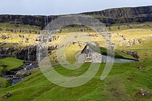 Old house at Saksun in the Faroe Islands