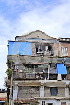 Old house at shapowei fishing harbor