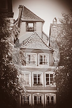 Old house in Strasburg, France