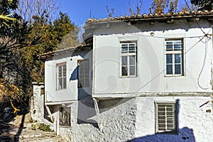 Old house and street from ottoman period in Xanthi, East Macedonia and Thrace