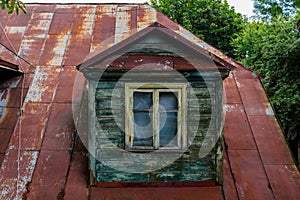 Old house in Talsi, Latvia, street view