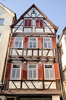 Old house of Tubingen old town