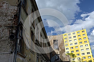 Old house versus rebuild block of flats