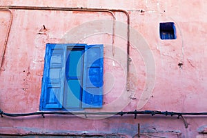 Old house wall in Marrakesh