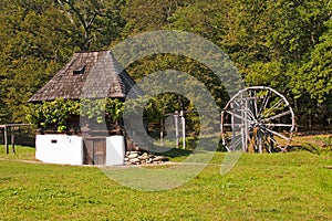 Old house and watermill