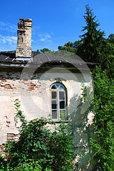 Old house in the woods