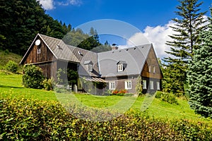 Old house in the woods