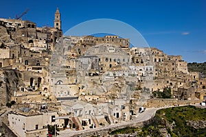 Old town. Matera. Basilicata. Apulia or Puglia. Italy