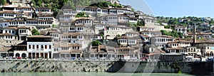 The old houses of Berat on Albania
