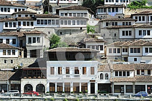 The old houses of Berat on Albania